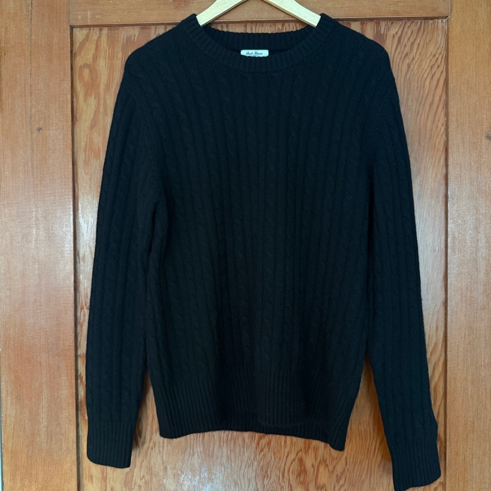 Buck Mason California 100% Cashmere Cable knit sweater. - Picture 8 of 9